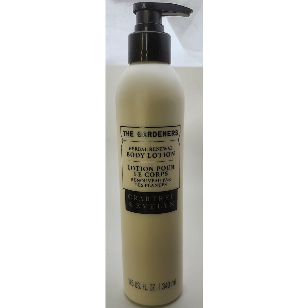 Crabtree & Evelyn The Gardeners Herbal Renewal Body Lotion 11.5 oz / 340 ml NEW